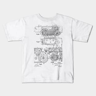 Zigzag Mechanism for Sewing Machine Vintage Patent Hand Drawing Kids T-Shirt